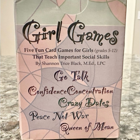 NWT Girl Games - 5 Fun Card Games for Girls That Teach Important Social Skills - Picture 1 of 2